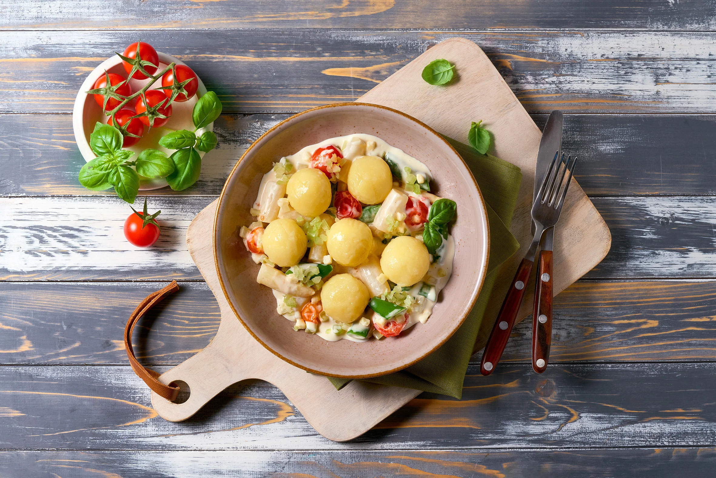 Kartoffelknödel mit Spargel - Image 2